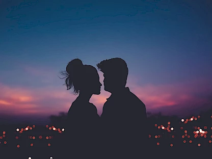 Silhouette of people